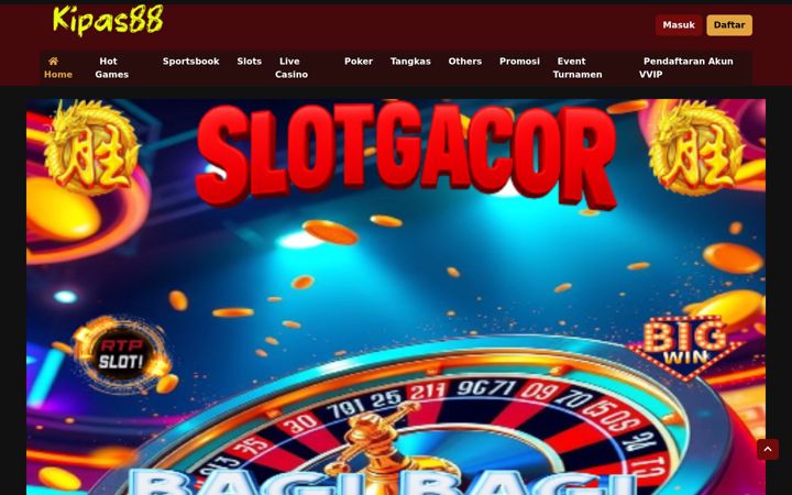 Screenshot of kipas88slot.com
