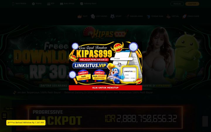 Screenshot of kipas899ok.online