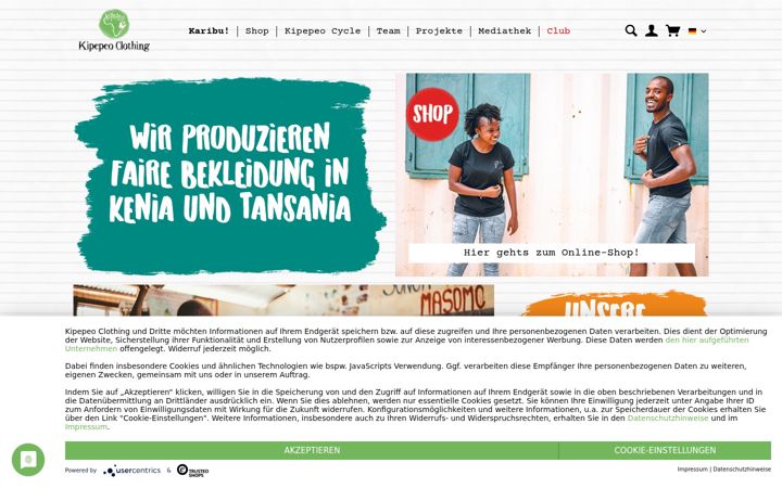 Screenshot of kipepeo-clothing.com