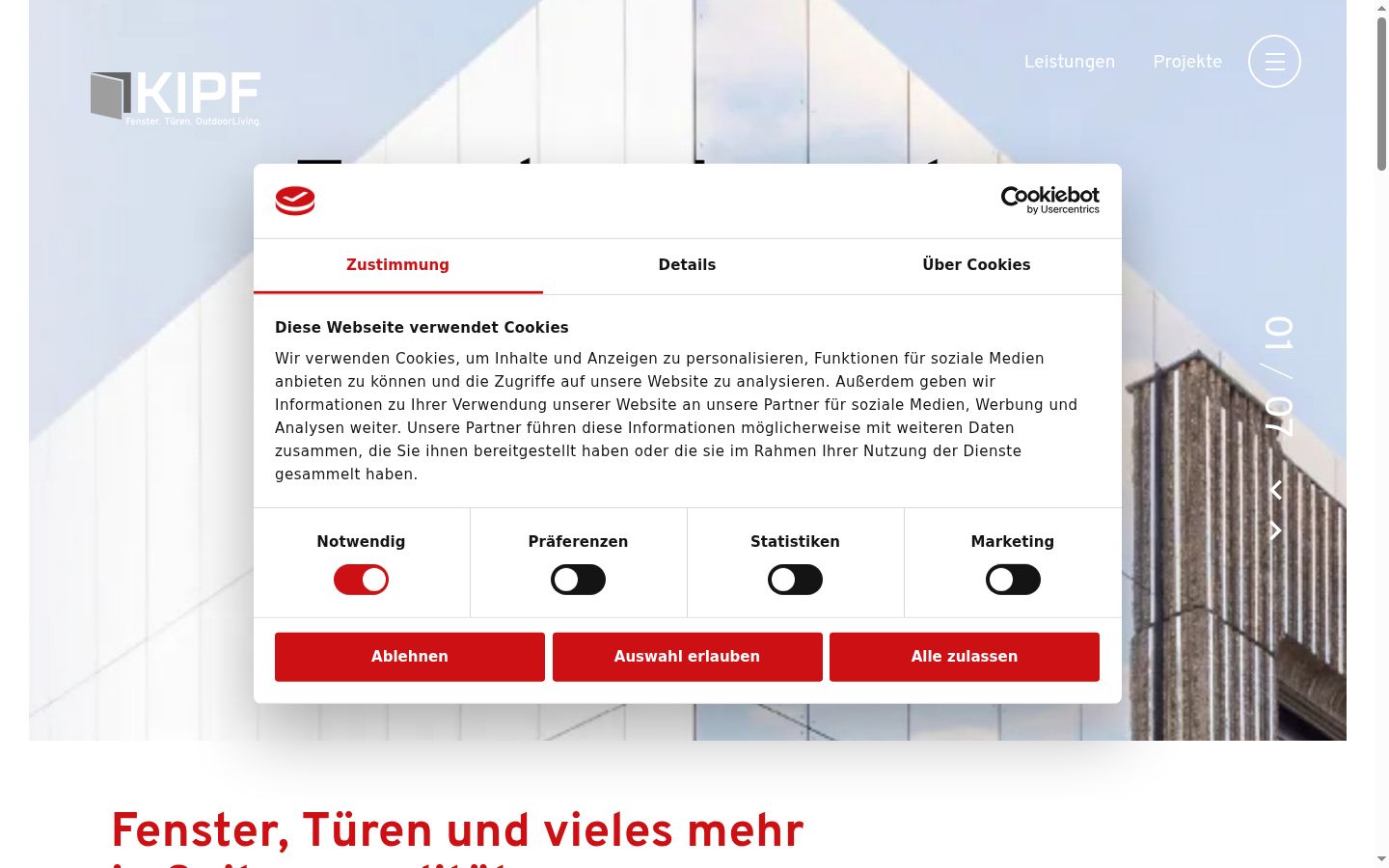 Sutikimo reklamjuostės, rodytos prieš bet kokią sąveiką, ekrano kopija
