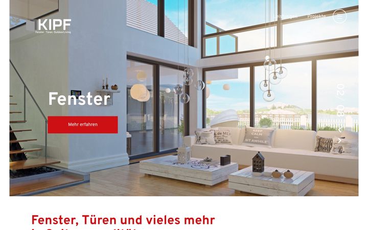 Screenshot of kipf.de