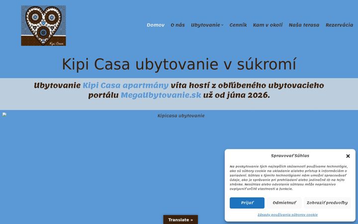 Screenshot of kipicasa.sk