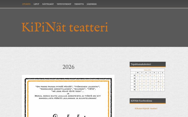 Screenshot of kipinat.com