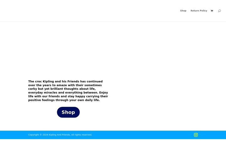 Screenshot of kiplingandfriends.com