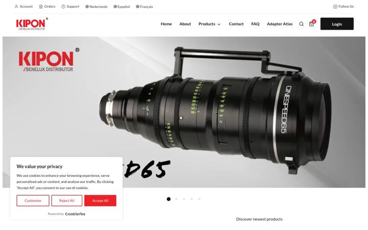 Screenshot of kipon.nl