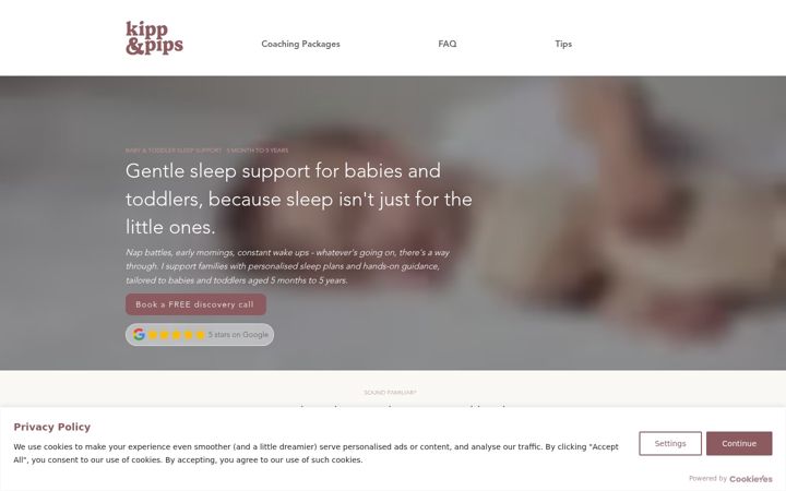 Screenshot of kipp-pips.co.uk