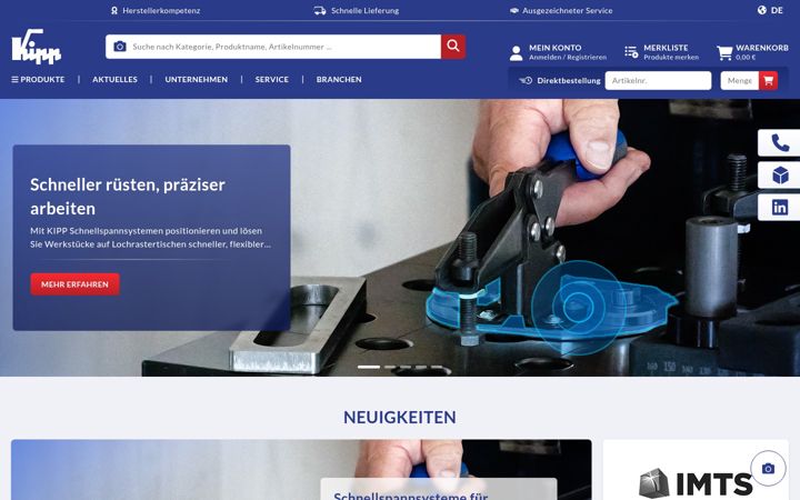Screenshot of kipp.at