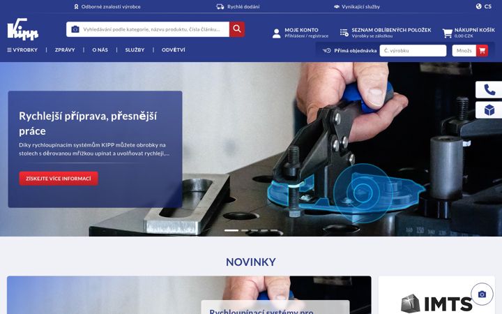 Screenshot of kipp.cz