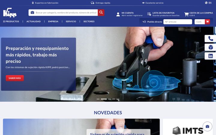 Screenshot of kipp.es
