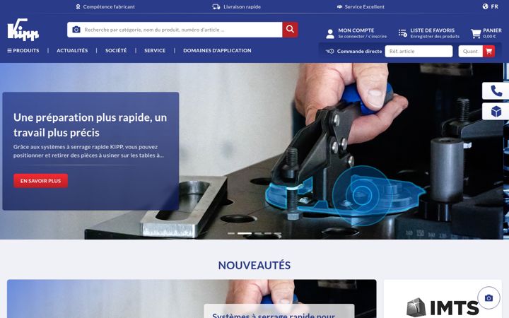 Screenshot of kipp.fr