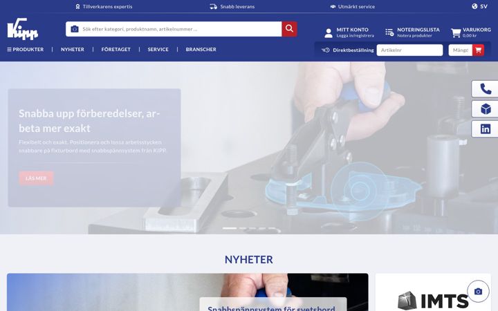 Screenshot of kipp.se