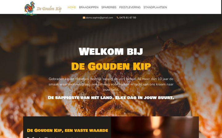 Screenshot of kippenkraamgoudenkip.be