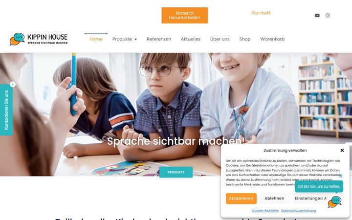 Screenshot of kippinhouse.de