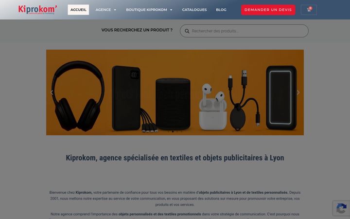 Screenshot of kiprokom.fr