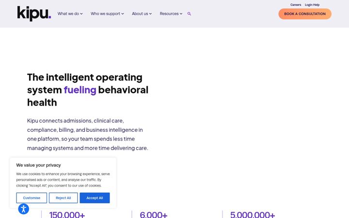 Screenshot of kipuhealth.com