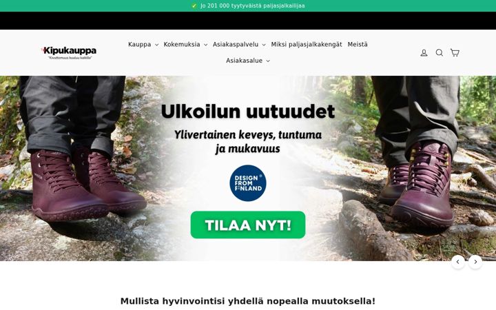 Screenshot of kipukauppa.com