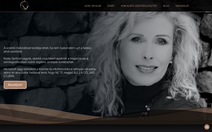 Screenshot of kiralygertrud.hu