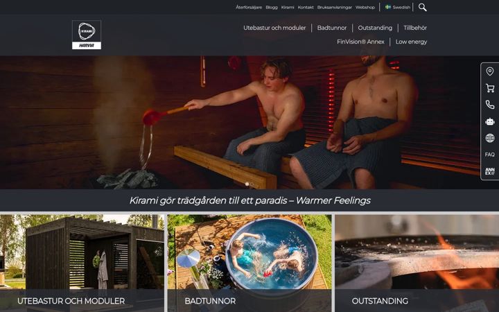 Screenshot of kirami.se