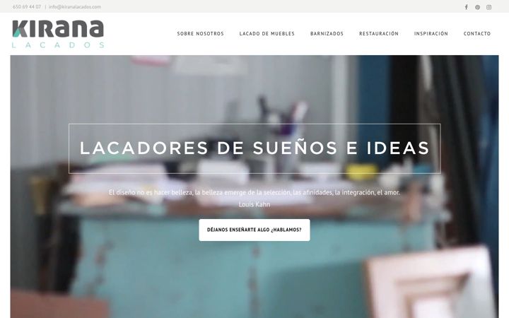 Screenshot of kiranalacados.com