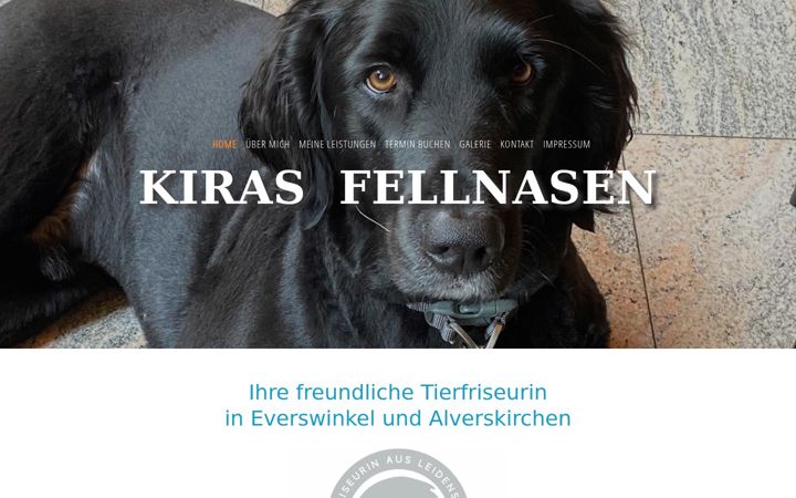 Screenshot of kiras-fellnasen.de