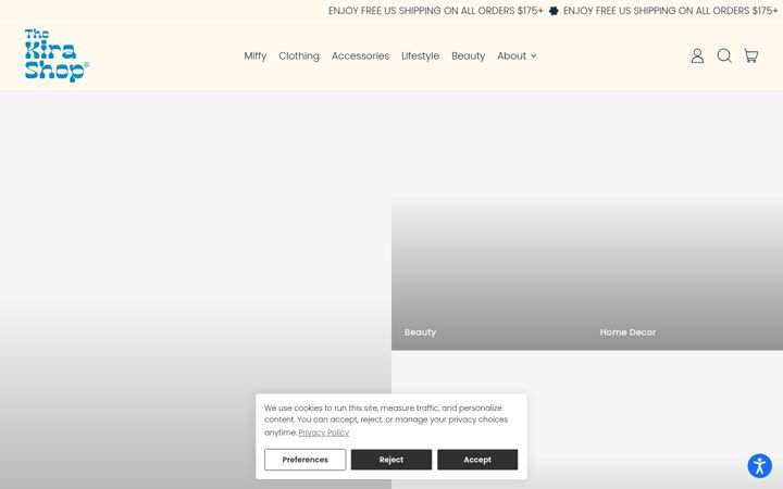 Screenshot of kiraxmiffy.com
