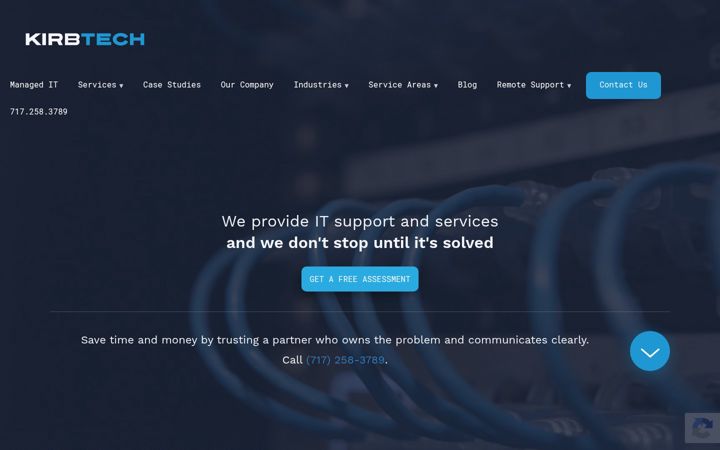 Captura de ecrã de kirbtech.com