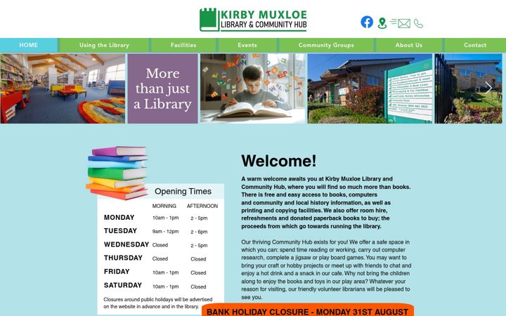 Screenshot of kirbymuxloelibrary.org
