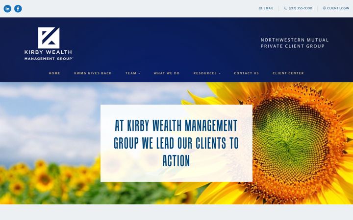 Screenshot of kirbywealthmanagement.nm.com