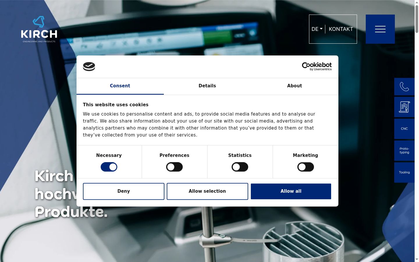 Sutikimo reklamjuostės, rodytos prieš bet kokią sąveiką, ekrano kopija