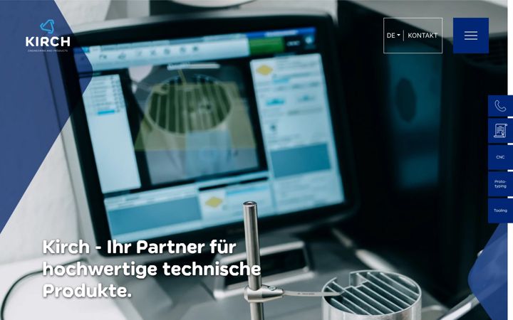 Screenshot of kirch-engineering.com