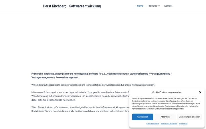 Screenshot of kirchberg-net.de