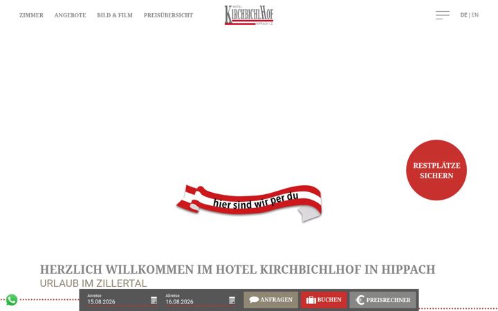 Screenshot of kirchbichlhof.at