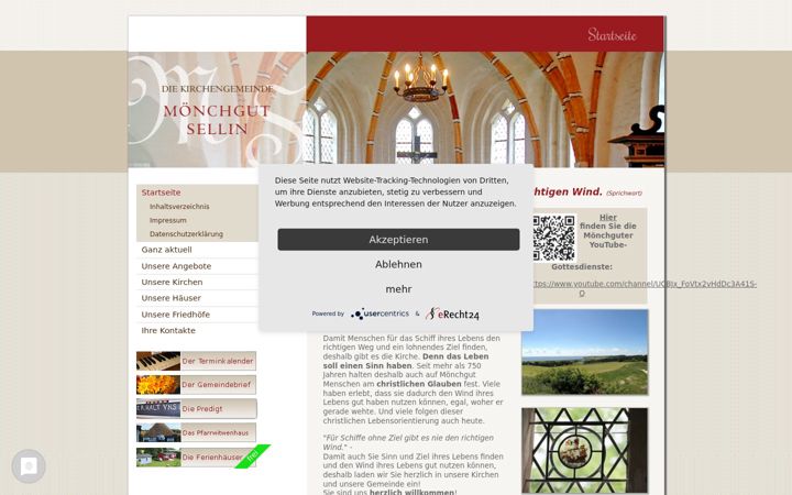 Screenshot of kirche-auf-moenchgut.de