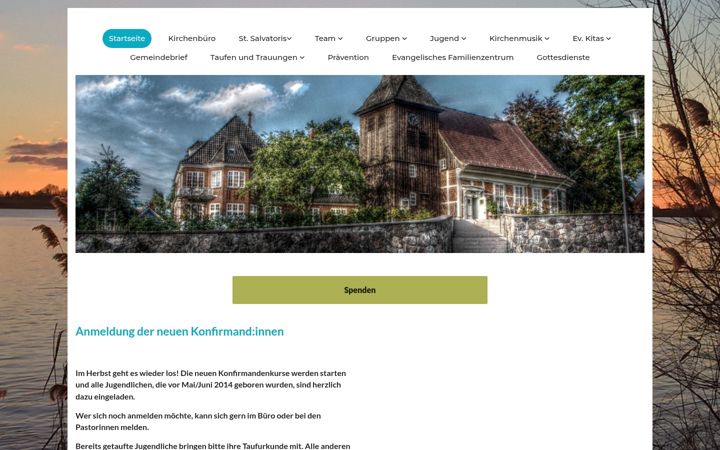Zrzut ekranu kirche-geesthacht.de