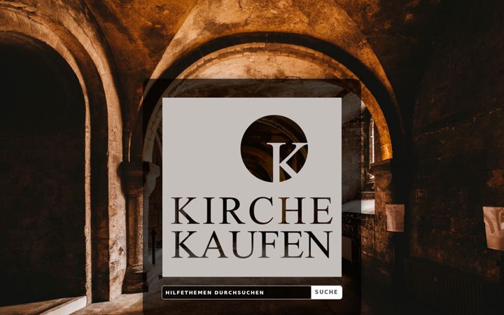 Screenshot of kirche-kaufen.de