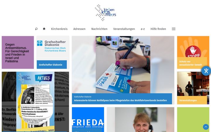 Screenshot of kirche-moers.de