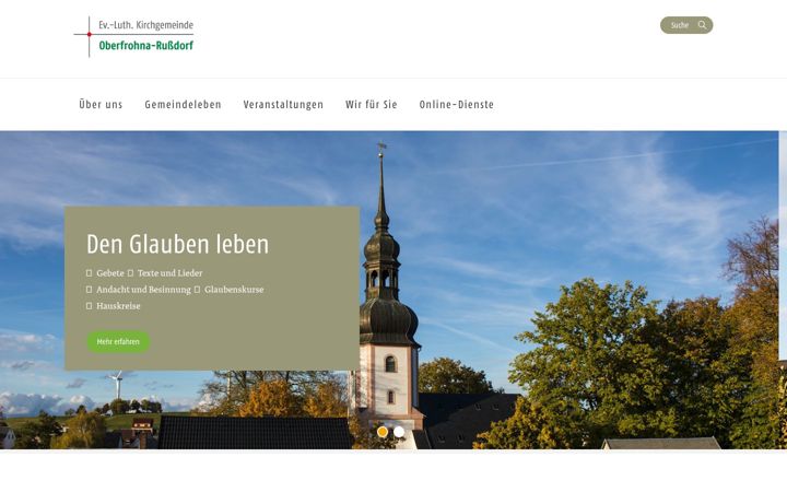 Screenshot of kirche-oberfrohna-russdorf.de