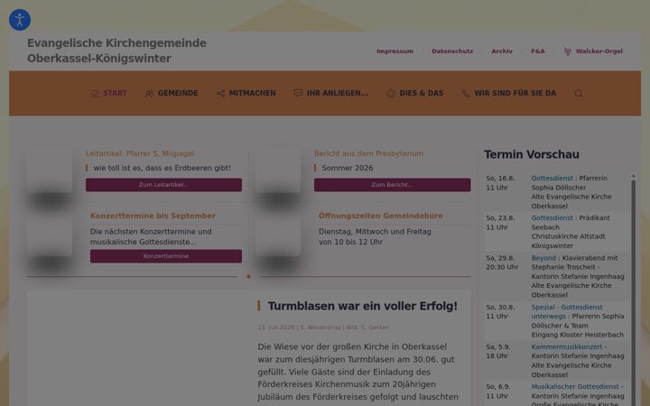 Screenshot of kirche-ok.de