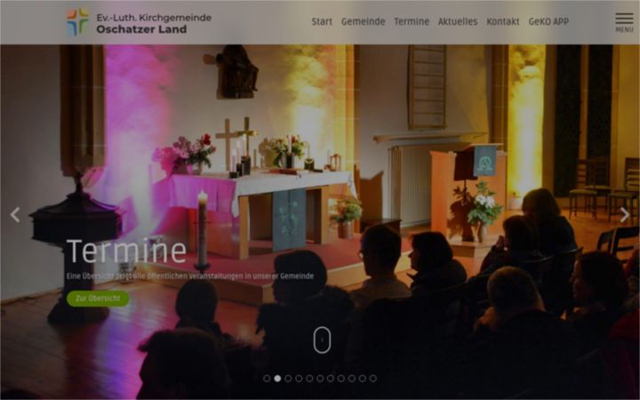 Screenshot of kirche-oschatzer-land.de