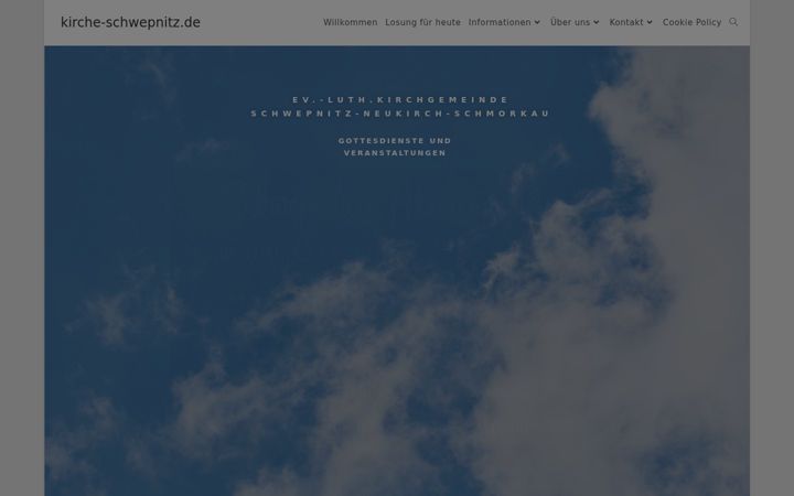 Screenshot of kirche-schwepnitz.de