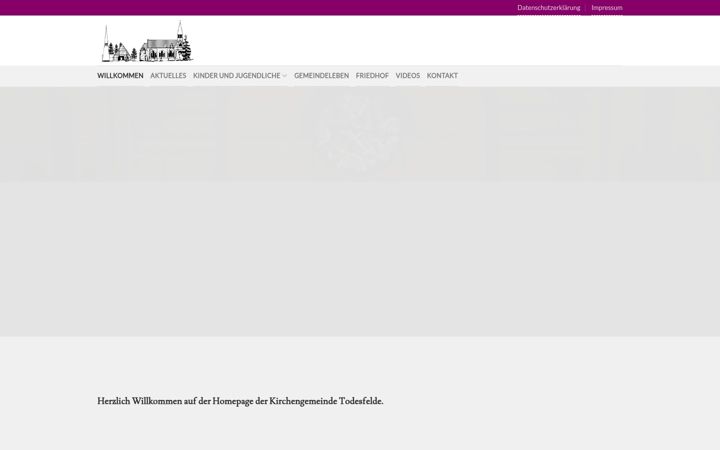 Ekraanipilt saidist kirche-todesfelde.de