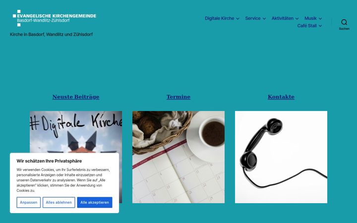 Screenshot of kirche-wandlitz.de