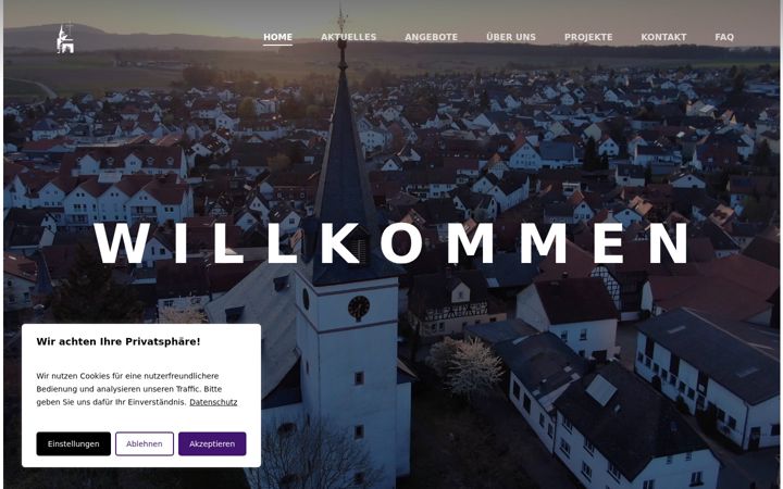 Screenshot of kirche-wehrheim.de