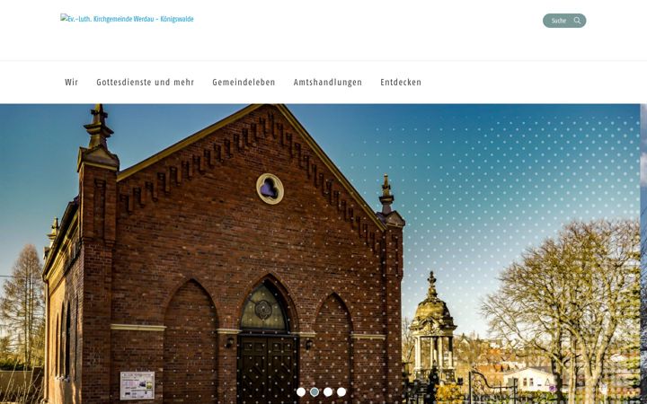 Screenshot of kirche-werdau.de