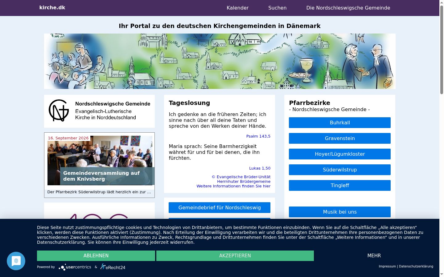 Screenshot tal-banner tal-kunsens muri qabel kwalunkwe interazzjoni