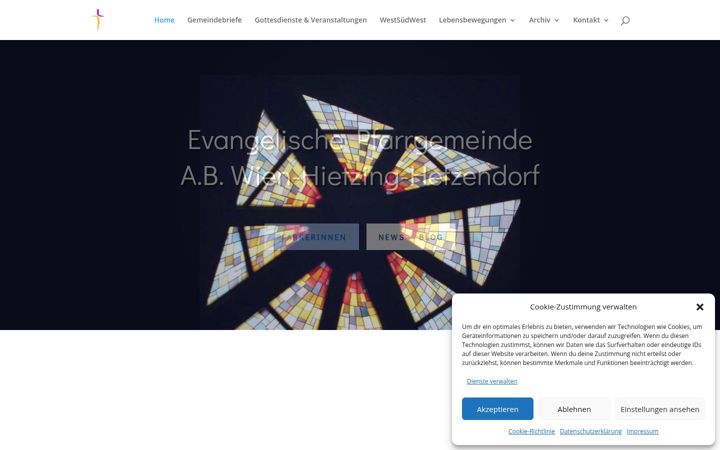 Screenshot of kircheamwege.at