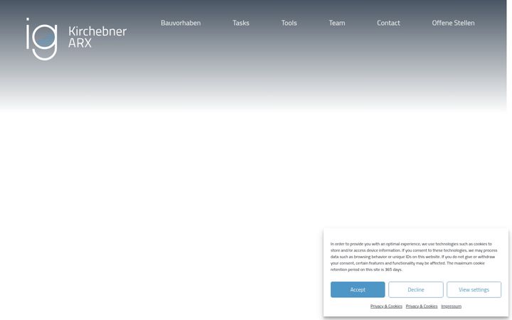 Screenshot of kirchebner-bwb.at