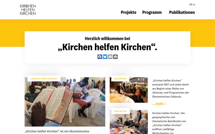 Screenshot of kirchen-helfen-kirchen.de