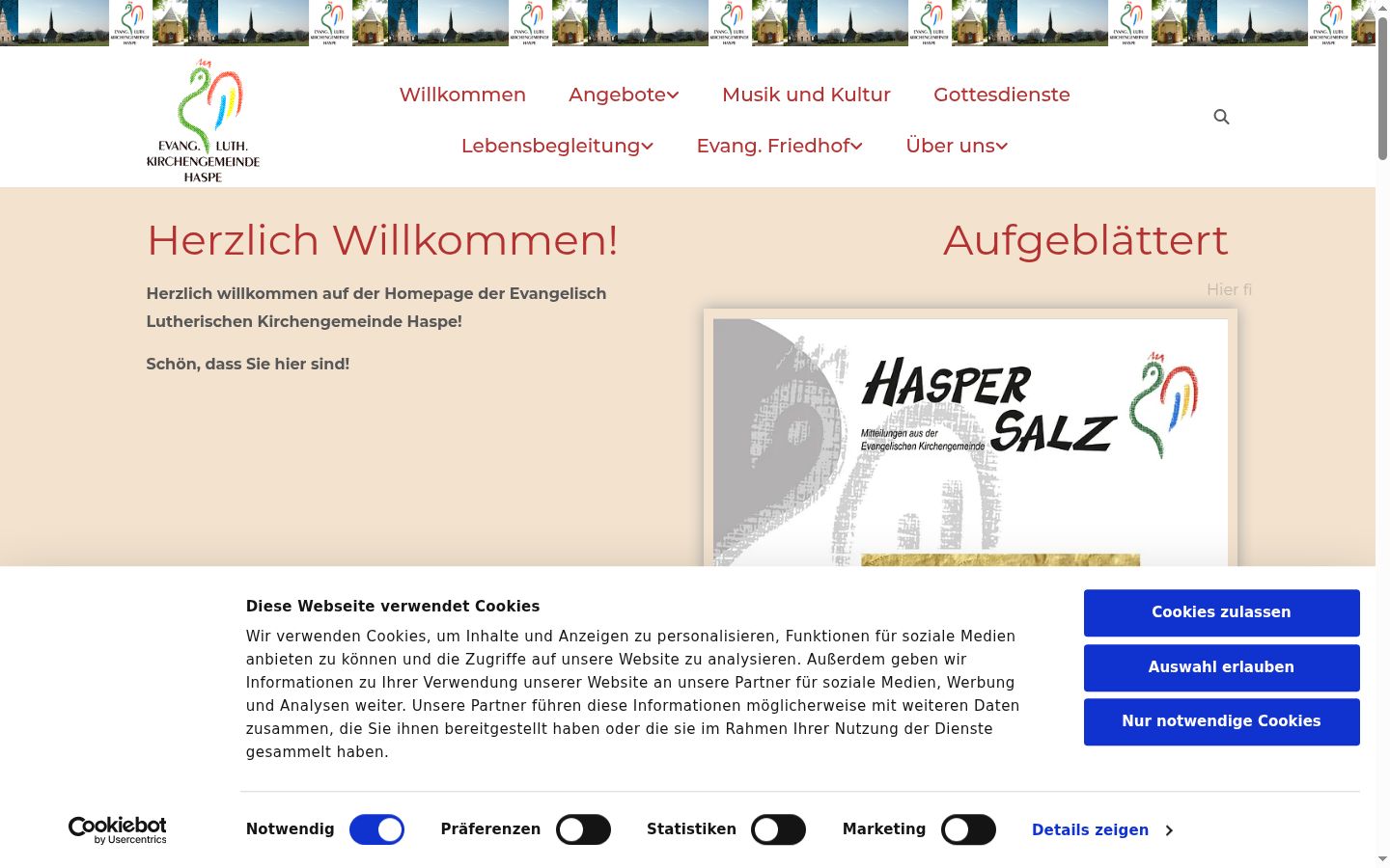 Screenshot tal-banner tal-kunsens muri qabel kwalunkwe interazzjoni