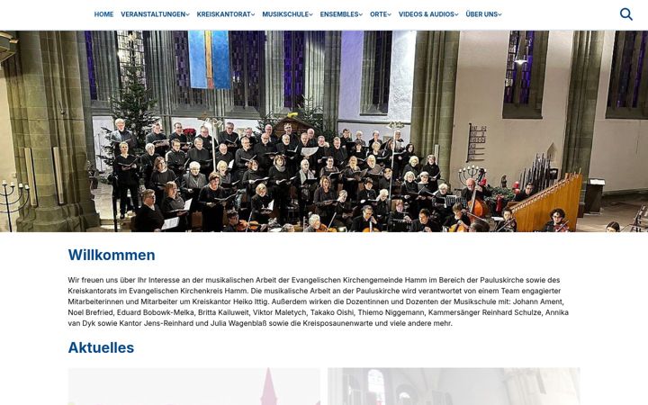 Screenshot of kirchenmusik-hamm.de